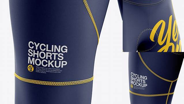 9375+ Men’s Cycling Shorts PSD Mockup Front Right Half Side View Creative Digital PSD Download