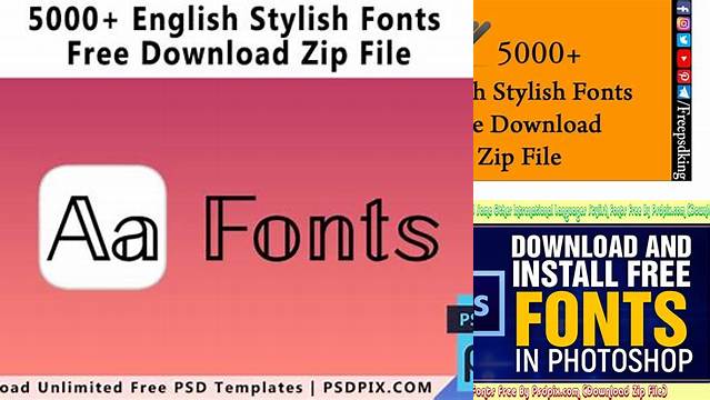 9377+ English Font Free Download Zip File Free PSD for Designers