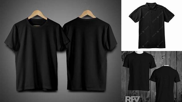 9378+ Mockup Kaos Polos Hitam Best Free Mockup PSD