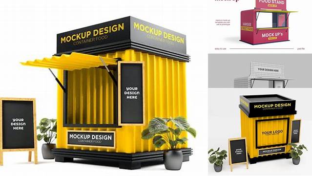 9379+ Food Stand Mockup Free Free Download Design Mockup