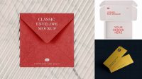 9380+ Opened Paper Envelope PSD Mockup Exclusive Editable PSD File