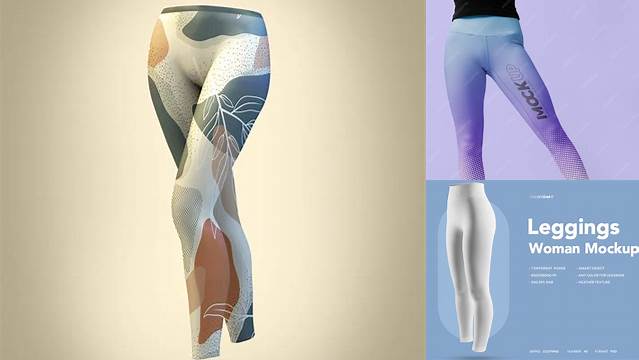 9384+ Leggings PSD Mockup / Front View Exclusive Digital PSD Resource