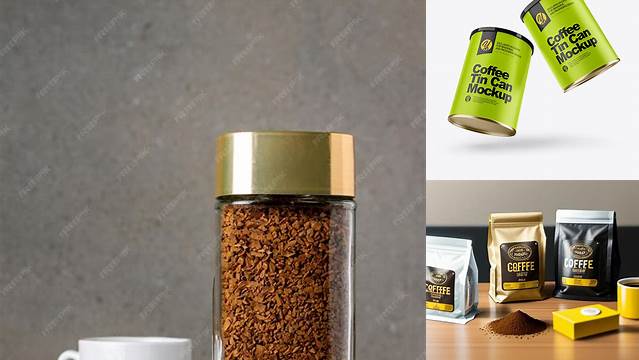 9387+ Instant Coffee Mockup Include TIFF