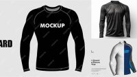 9387+ Rash Guard Mockup Elegant Photoshop Mockup