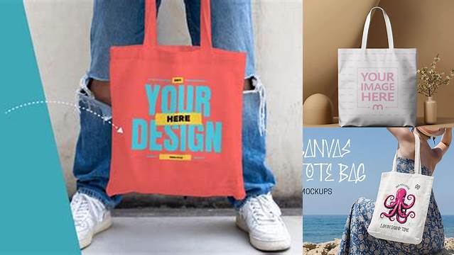 9396+ Free Tote Bag Mockup Generator Include TIFF