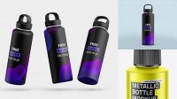 9397+ Metallized Bottle PSD Mockup Free Download Design Mockup