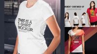 9407+ Female Shirt Mockup Creative Design Mockup