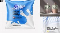 9411+ Milk Pouch Mockup Digital Download