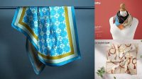 9417+ Silk Scarf Mockup Free Creative Free Photoshop Template