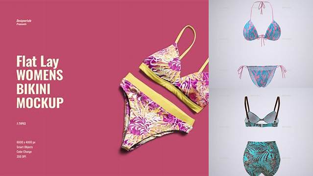 9418+ Swimsuit Mockup Customizable Design Files