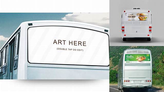 9421+ Mockup Busdoor Premium Design Freebie