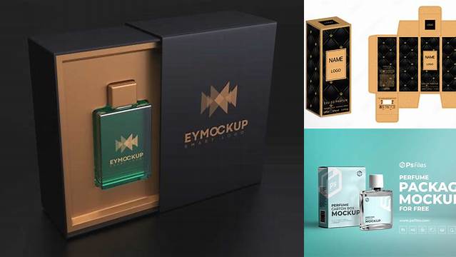 9422+ Perfume Box Design Free Download Free Download Design Mockup