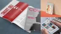 9431+ Animated Magazine Mockup Free Creative and Modern PSD Freebie