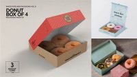 9435+ Donut Box Mockup Free High Resolution