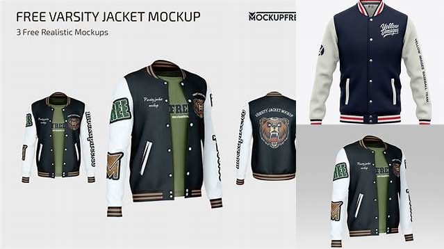 9436+ Varsity Jacket Mockup Free Download Free PSD