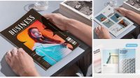 9438+ Free Magazine Mockup Generator Easy Editable