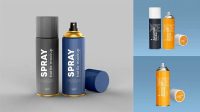 9439+ Aerosol Can PSD Mockup Exclusive Free Photoshop Mockup