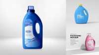 9441+ 2.95L Liquid Detergent Bottle PSD Mockup Download Free Editable PSD Template