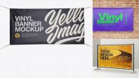 9444+ Vinyl Banner Mockup For Free Download