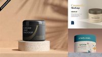 9447+ Matte Cream Jar PSD Mockup Mockup PSD Free Download