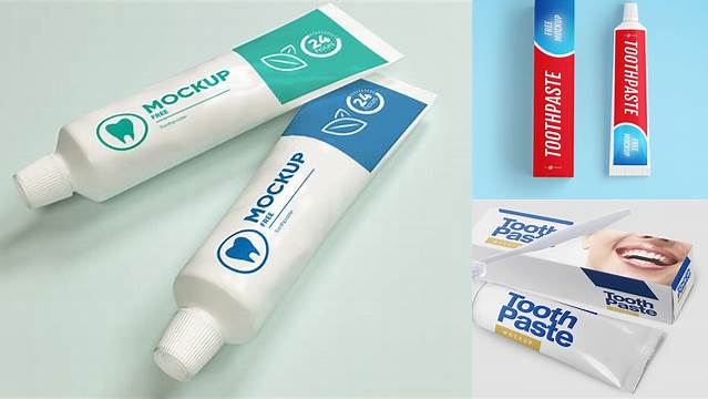 945+ Toothpaste Mockup Free Download Creative PSD Templates