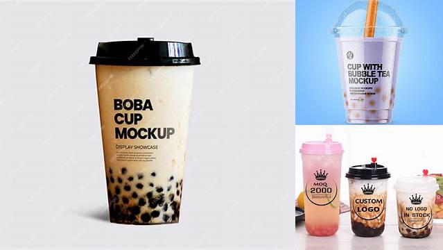 9452+ Boba Cup Mockup Download Free