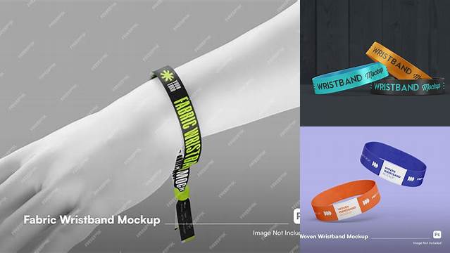 9452+ Fabric Wristband Mockup Free Best Free Mockup PSD