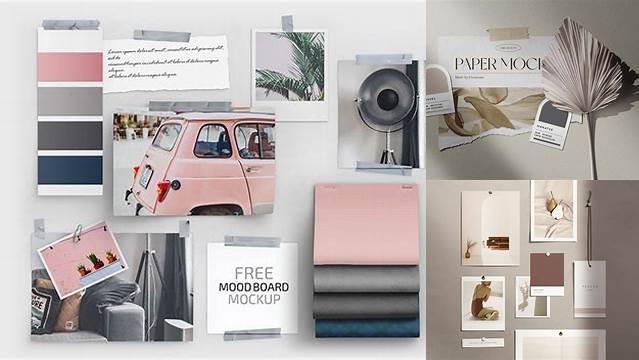 9457+ Moodboard Mockup Free Professional PSD Resource