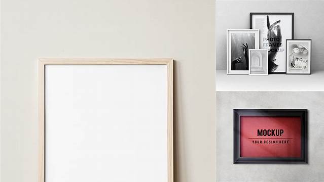 9458+ Photo Frame PSD Mockup Front View Creative PSD Resources