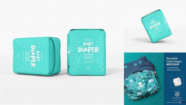 9459+ Baby Diaper Mockup Free Elegant and Stylish Free PSD