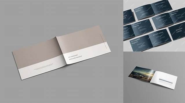 9460+ A4 Landscape Booklet Mockup Free Editable Design File