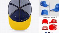 9460+ Trucker Cap PSD Mockup Inside View Download Premium Free PSD