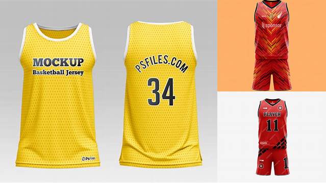 9461+ Basketball Jersey Mockup Template Free Download Professional PSD