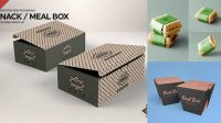 9467+ Food Box Packaging Mockup Free Download Free PSD