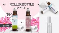 9468+ 10ml Roller Bottle Mockup Include TIFF