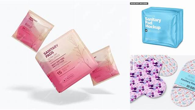 9469+ Sanitary Pad Mockup Exclusive PSD Design Freebie