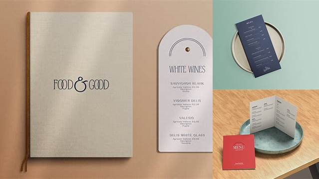 9474+ A5 Menu Mockup Include TIFF