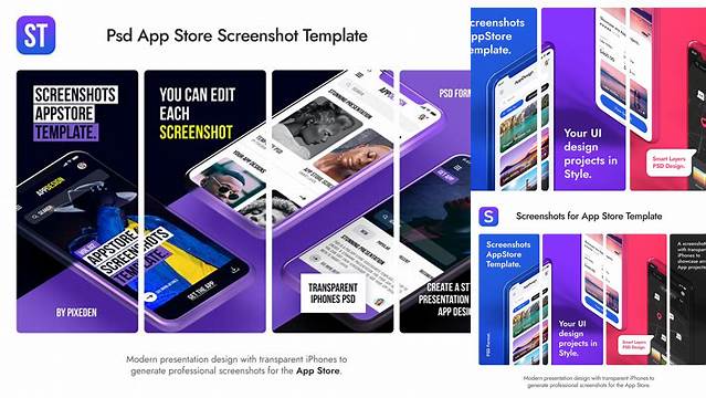 9475+ App Store Screenshot Template Psd Free For Free Download