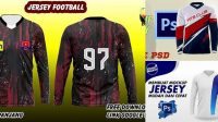 9476+ Mockup Jersey Lengan Panjang Cdr Exclusive Free Photoshop Mockup