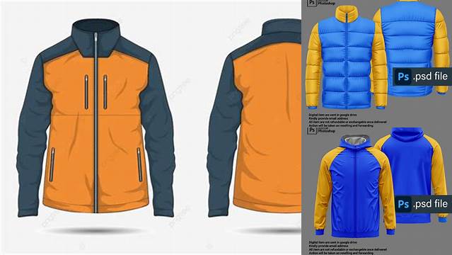 9481+ Mockup Jaket Outdoor Stylish PSD for Free