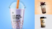 9482+ Boba Mockup Free Easy Editable