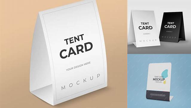 9484+ Tent Card Mockup Download Free