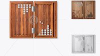 9486+ Backgammon PSD Mockup Top View Download Customizable PSD