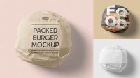 9488+ Burger Wrap Mockup Download Free