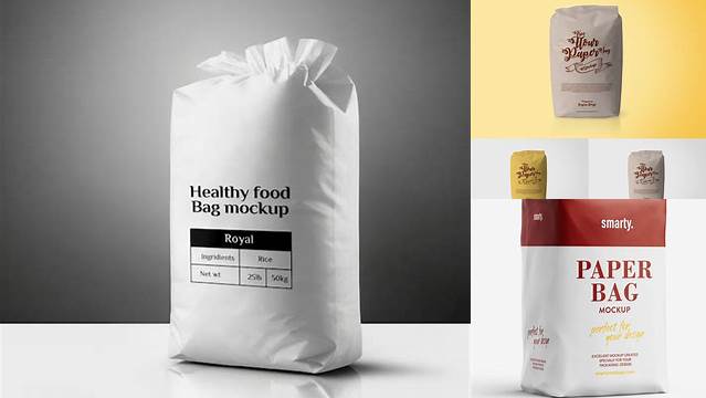 9488+ Flour Bag Mockup Free Download Free Design Resource