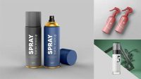 9491+ Mockup Spray Mockup PSD Free Download