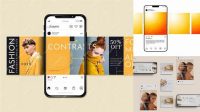 9492+ Instagram Carousel Mockup Psd Free Premium Design Freebie