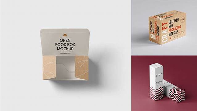 9495+ Cheese Box Mockup For Free Download