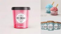 950+ Ice Cream Machine PSD Mockup Side View Creative Layered Mockup Freebie