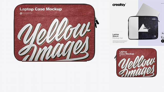 9501+ Melange Laptop Case PSD Mockup Back View Download Premium Free PSD